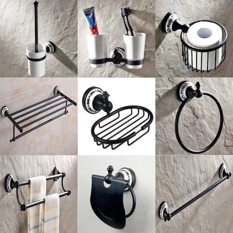 Brimix Bathroom Accessories (Black)