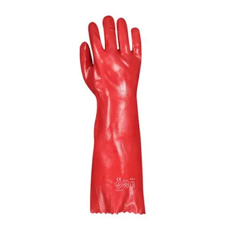 Hand Gloves Red (long)